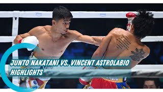 Junto Nakatani vs Vincent Astrolabio HIGHLIGHTS [upl. by Lihka485]