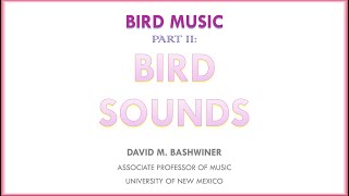 Bird Sounds Bird Music Part II [upl. by Idas]