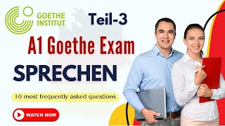 A1 Goethe Exam  Sprechen Teil  German Exam Sprechen part Questions amp Answers [upl. by Emmerich625]