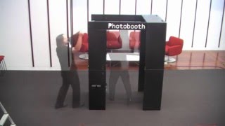 The Incredible Red Robot Mobile Photo Booth Setup Time  less than 5 minutes [upl. by Ahsurej]