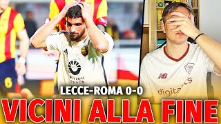 ROMA DERUBATA CONTRO IL LECCE AOUAR NON SI PUÒ VEDERE LECCEROMA 00 [upl. by Aieka78]