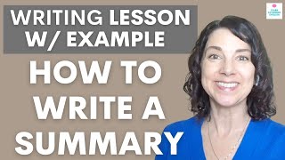 How to Write a Summary of an Academic Article in English Writing Tips [upl. by Cort788]