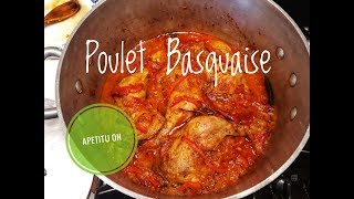 Recette de MON POULET BASQUAISE 😋 [upl. by Noach]