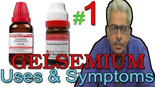 Gelsemium in Hindi Part 1  Uses amp Symptoms in Homeopathy by Dr P S Tiwari [upl. by Emmerich34]