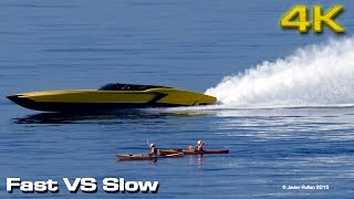 Fast VS Slow Lamboat amp Kayaks [upl. by Aihsi]