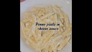 Penne Pasta In Cheese Sauce Recipe  Quick amp Easy dinner Idea penne pasta [upl. by Wrennie]