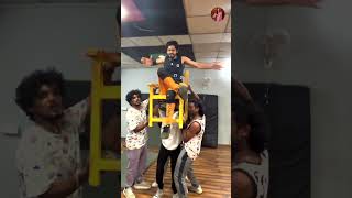 Neethone Dance Rehearsal Moments  Tejaswini Gowda  Amardeep Chowdary [upl. by Onitsirc]