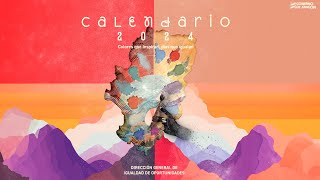 Calendario 2024  Colores que inspiran días que igualan [upl. by Magas]