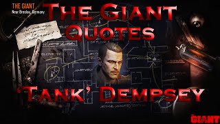 The Giant Quotes  quotTankquot Dempsey Audio File Names Call of Duty Black Ops III Zombies [upl. by Tiffanie]