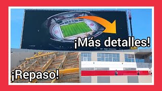 🏗🖥¡Más detalles de la prueba de encendido de la nueva pantalla LED  ¡Repaso de las obras 🏟 [upl. by Benilda592]