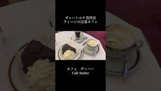 【ウィーンカフェ ザッハー】 ウィーンカフェ sachertorte ザッハー viennacafe cafesacher [upl. by Oijres]