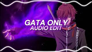 Gata Only  FloyyMenor Cris Mj 8D Edit Audio [upl. by Sito10]