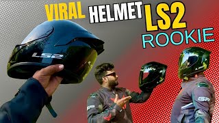 LS2 Rookie Viral Helmet in India 🇮🇳  best budget helmet for men under ₹4200  look price [upl. by Ena]