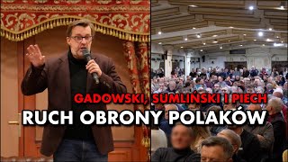 Witold Gadowski w Chorzowie Ruch Obrony Polaków nabiera siły Ponad 500 osób na spotkaniu [upl. by Huei]