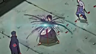 Danzo vs Sasuke  Danzo released reverse tetragram sealing jutsu [upl. by Norrab]