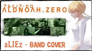 【AldnoahZero ED2】 aLIEz 【コラボしました】 Band Cover [upl. by Erialcyram]