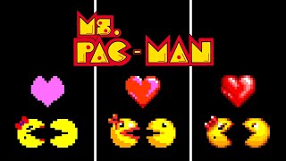 All the Intermissions of almost Every Ms PacMan Version [upl. by Goggin]