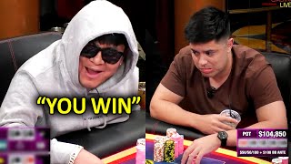 Mariano Could Throw Up After 104000 Slowroll HustlerCasinoLive [upl. by Trevorr]