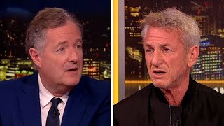 Piers Morgan vs Sean Penn  Full Interview on IsraelHamas War Matthew Perry Hollywood And More [upl. by Ytsim]