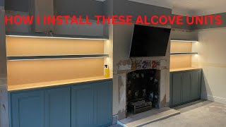 HOW I INSTALL these ALCOVE UNITS install how to video [upl. by Anoved]