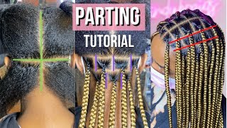 DETAILED Parting Tutorial  How To Get The Perfect Parts [upl. by Ultun919]