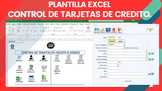 Como tener Control de la TARJETA DE CREDITO  Plantilla Excel Automatizada  Tarjeta de Credito [upl. by Evelin]