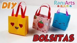 DIY  BOLSITAS DE REGALO ORIGAMI  GIFT BAGS [upl. by Akinuahs367]