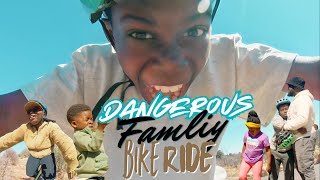 Dangerous Family Bike Ride Grand Canyon [upl. by Assilrac]