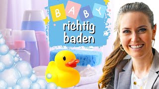 Babys erstes Bad ALLES was du wissen musst [upl. by Alegnaoj]