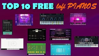 Top 10 FREE lofi Piano plugins in 2024 [upl. by Milzie]