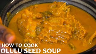 How to cook OLULU SEED SOUP [upl. by Marentic415]