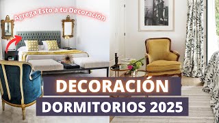 DECORACIÓN DORMITORIOS 2025 RECOMENDACIONES DECORATIVAS [upl. by Analra771]