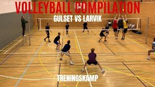 Volleyball  Gulset VS Larvik  Treningskamp [upl. by Karlik533]