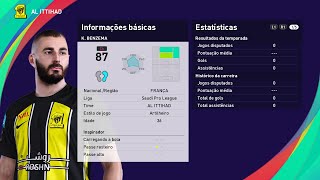 Karim Benzema PES 2021  edição de jogador licenciado [upl. by Llehsar]