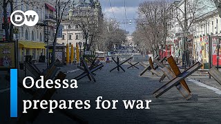 Odessa prepares for Russian attacks  DW News [upl. by Annail]