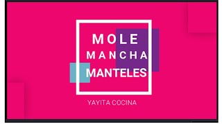 Receta tradicional de mole manchamanteles deliciosa y versátil [upl. by Meesaw]