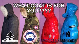 Moose Knuckles  Moncler  Mackage  Canada Goose  AUTHENTIC REVIEW amp SIZING 😨 [upl. by Zenia]