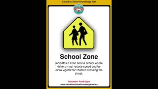 Essential Road Signs You Must Know for Your Driving Test  drivingtest learn canadiandrivingtest [upl. by Genevieve]