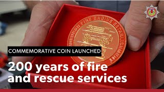 Scottish Fire Brigades Heritage Trust launches commemorative coin markng [upl. by Howey]