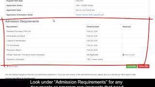 Howto check your application status online [upl. by Eelsew]