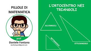 LORTOCENTRO E LE ALTEZZE DEI TRIANGOLI [upl. by Neelyaj469]