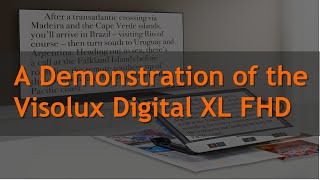 A Demonstration of the Visolux XL FHD [upl. by Gorman54]