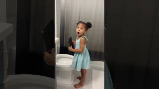 Dad catches daughter flushing iPad down the the toilet shorts [upl. by Elmajian206]