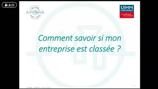 Webinaire Environnement  réglementation environnementale ICPE [upl. by Lucilia]