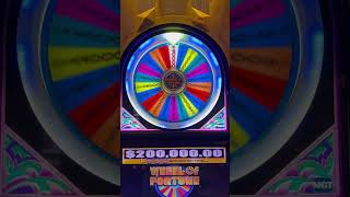 Jackpot on 100 wheel  Jackpot slots casino casinojackpot gambling shorts wheeloffortune [upl. by Enidaj]