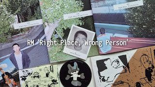 RM ‘Right Place Wrong Person’ 앨범 언박싱 [upl. by Agamemnon]