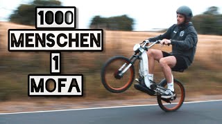 1000 Menschen designen 1 Mofa  PIAGGIO CIAO Tuning Umbau  Moped Factory [upl. by Gaylene]