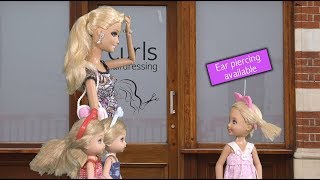 Barbie  Chelsea Gets Her Ears Pierced  Ep131 [upl. by Albright608]