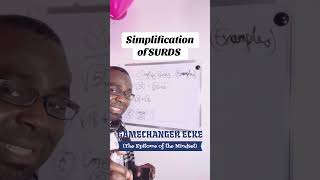 Simplification of SURDS [upl. by Anircam]