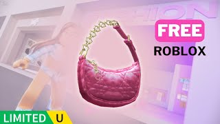 ROBLOX LIMITED UGC  How to get Pink Luxury Purse in Coded Clothing Mall on Roblox [upl. by Ssalguod997]